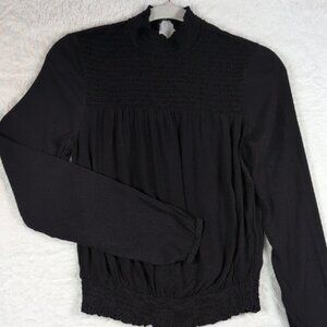 Twik Black Smocked Blouse